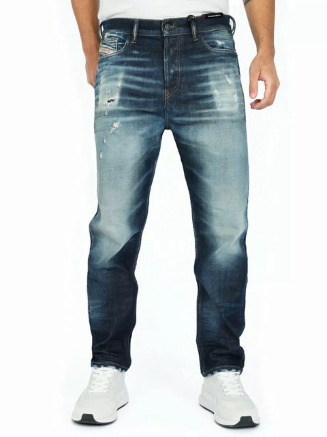 Diesel Tapered-fit-Jeans Regular Fit mit tiefem Schritt - D-Vider 0092I - W günstig online kaufen