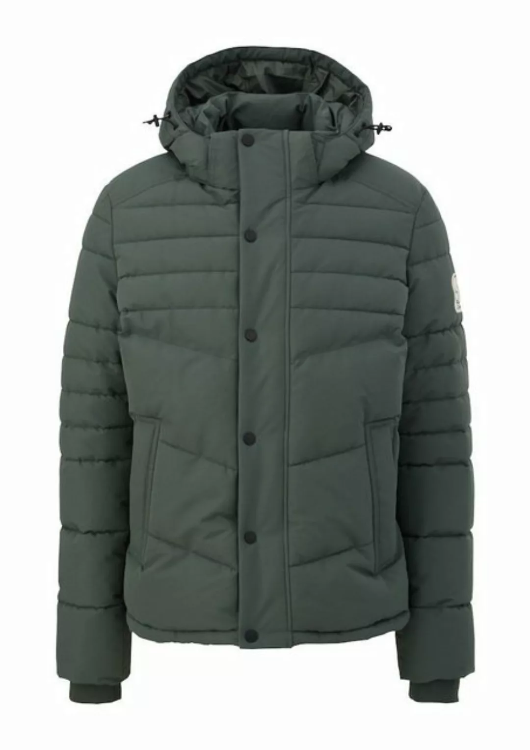 s.Oliver Outdoorjacke, mit Kapuze, mit Label-Patch am Arm günstig online kaufen