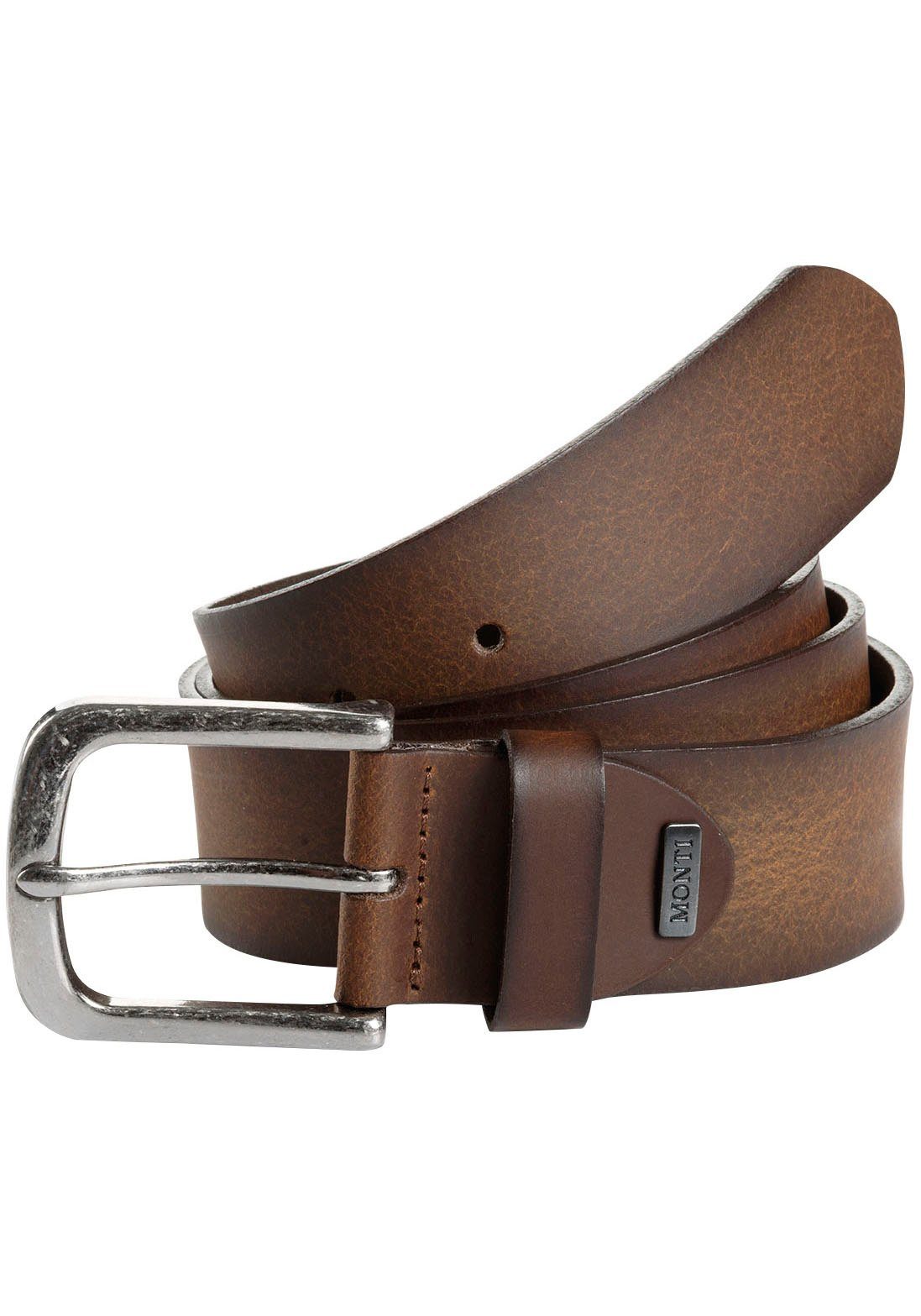 MONTI Ledergürtel NASHVILLE 4,0 cm breit, günstig online kaufen