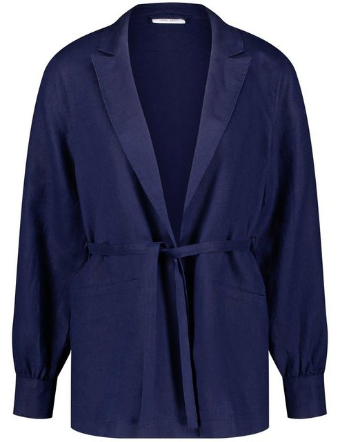 GERRY WEBER Jackenblazer Lässiger Leinenblazer mit Taillenband günstig online kaufen