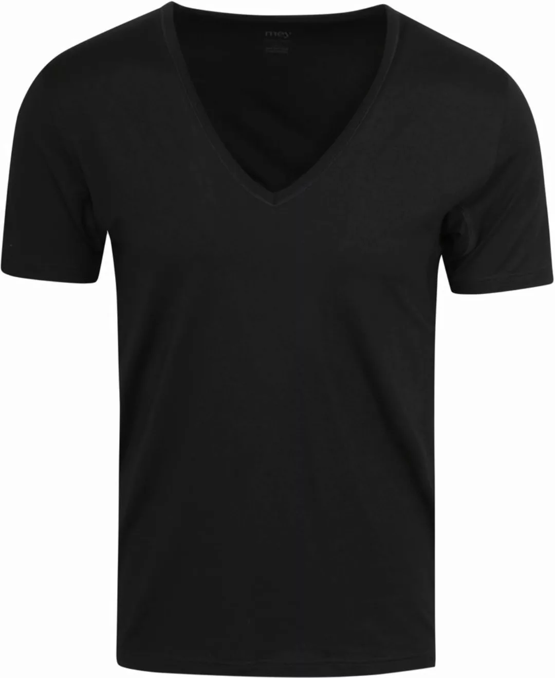 Mey Dry Cotton V-Ausschnitt T-Shirt Schwarz - Größe XXL günstig online kaufen