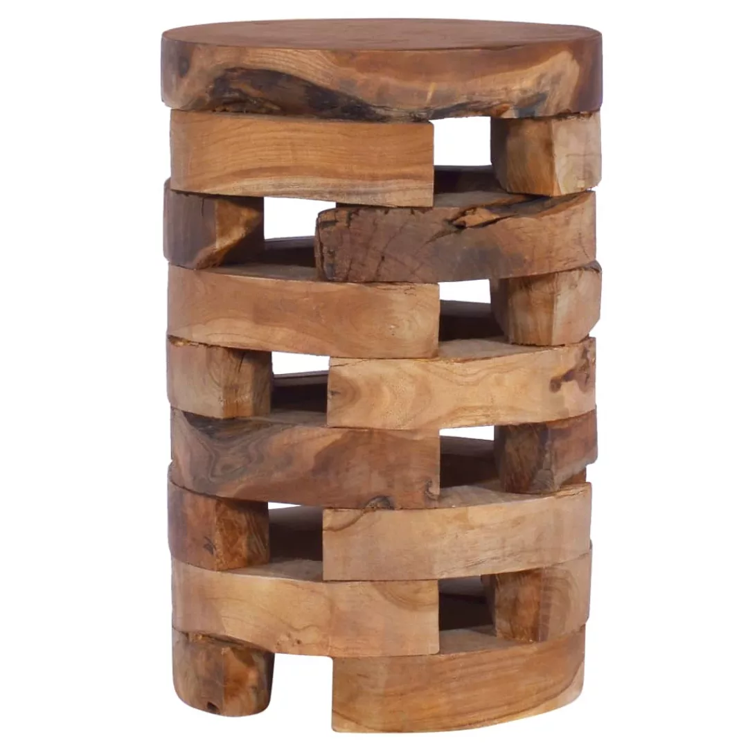 Nachttisch 30x30x45 Cm Massivholz Teak günstig online kaufen