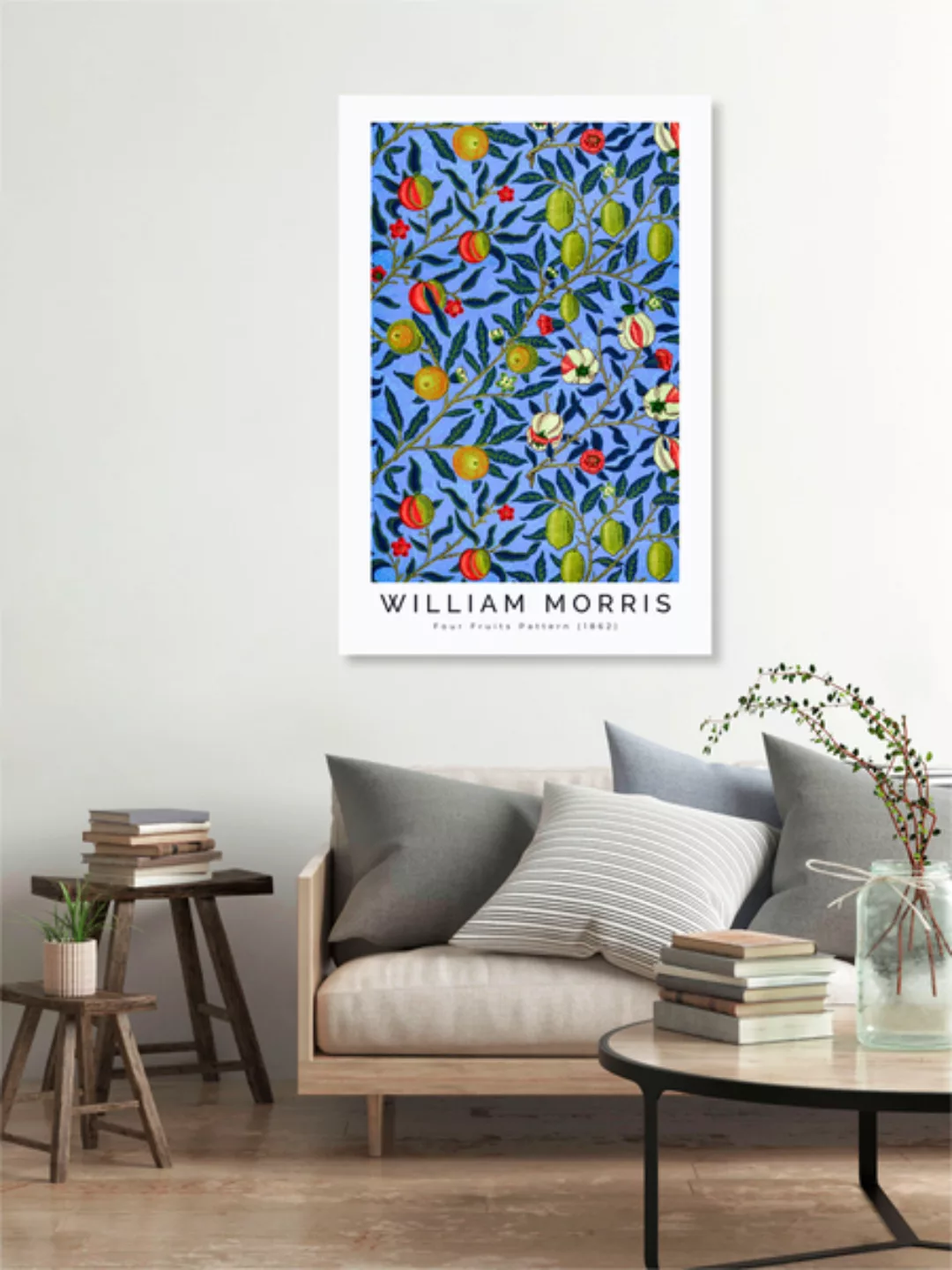 Poster / Leinwandbild - Four Fruits Pattern Ii Von William Morris günstig online kaufen