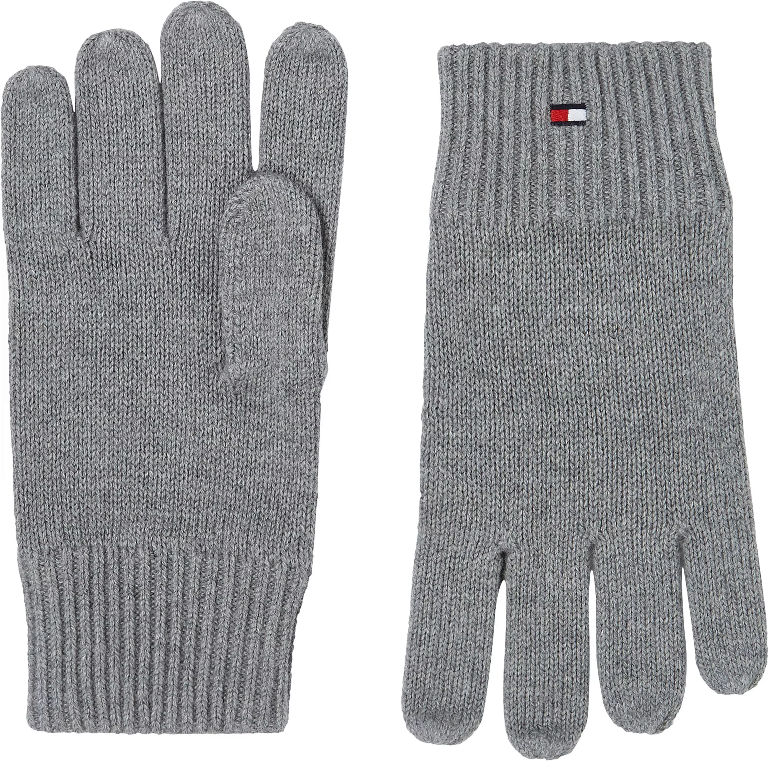 Tommy Hilfiger Strickhandschuhe "ESSENTIALS FLAG GLOVES", mit Logostickerei günstig online kaufen