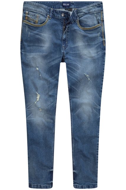 John F. Gee 5-Pocket-Jeans John F. Gee Jeans Kontraste 5-Pocket bis 72/36 günstig online kaufen