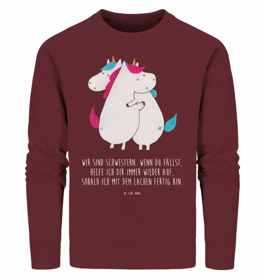 Mr. & Mrs. Panda Longpullover Größe L Einhörner Umarmen - Burgundy - Gesche günstig online kaufen