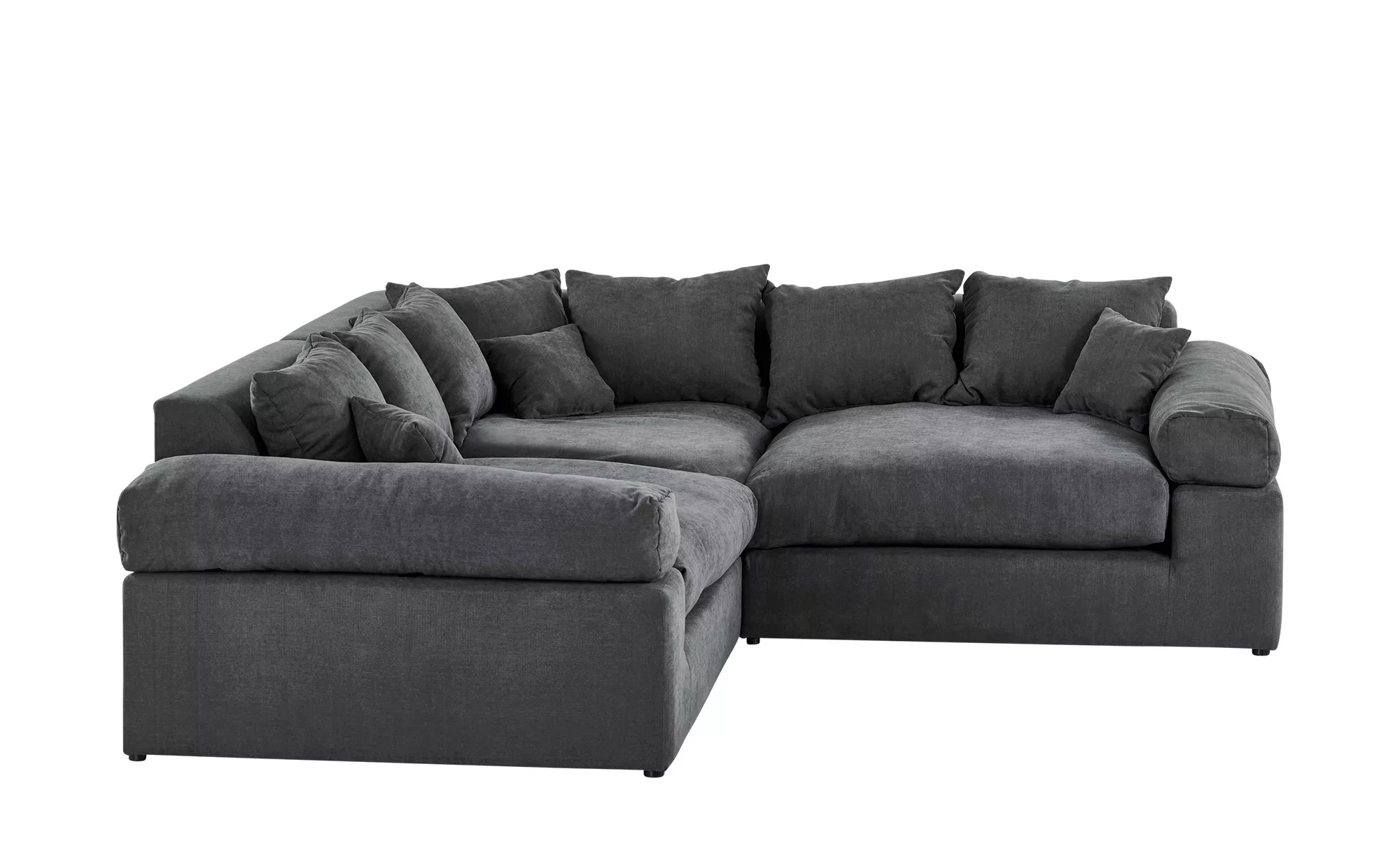 smart Ecksofa  Lionore ¦ schwarz ¦ Maße (cm): B: 256 H: 86 T: 256 Polstermö günstig online kaufen