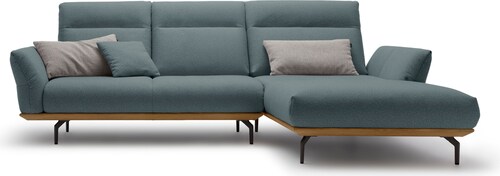 Creation BY ROLF BENZ Ecksofa »CR.460«, Sockel in Nussbaum, Winkelfüße in U günstig online kaufen