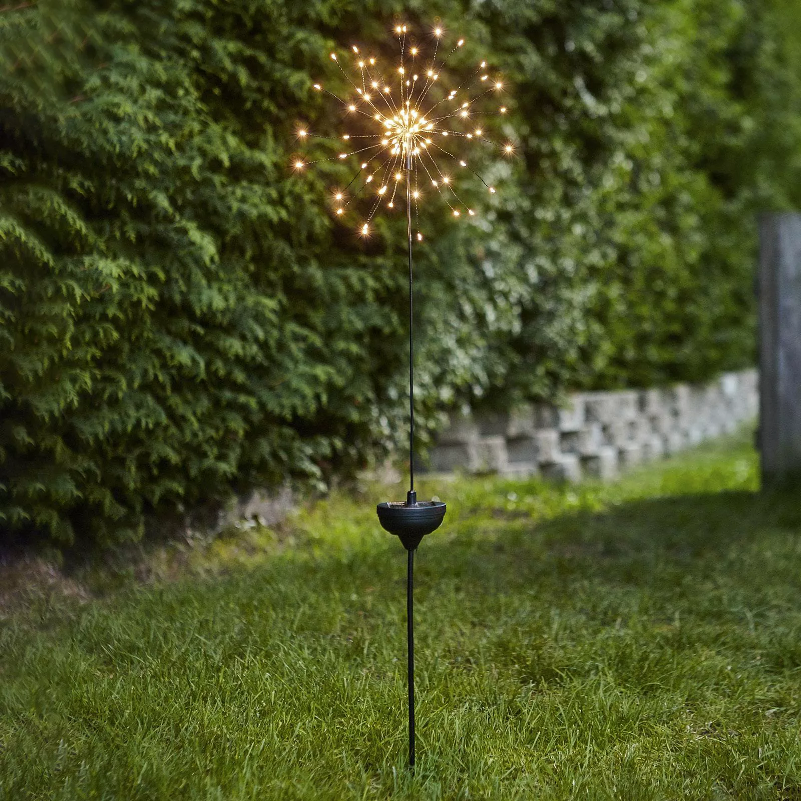 LED-Solarleuchte Firework mit Erdspieß, 100 cm günstig online kaufen