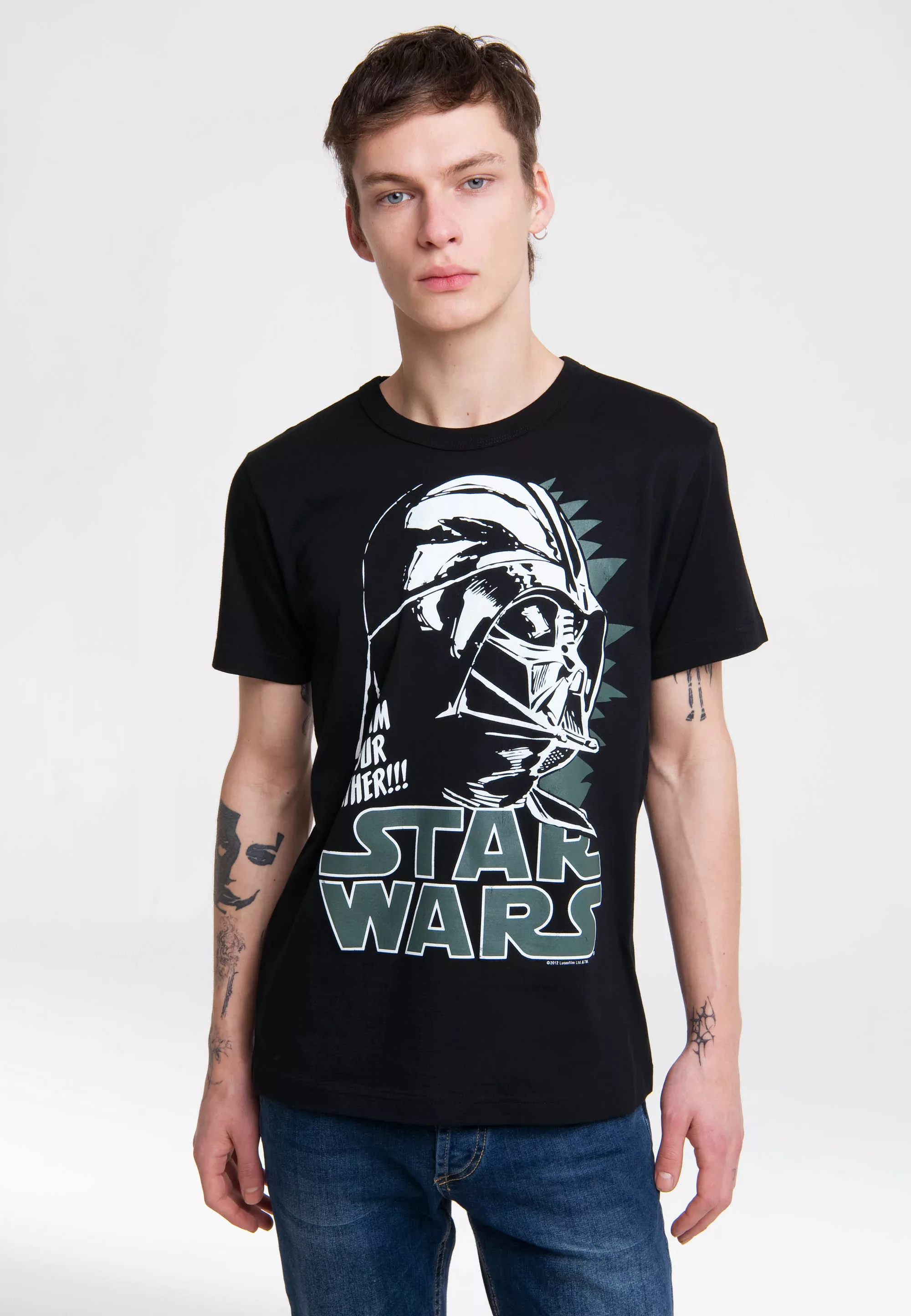 LOGOSHIRT T-Shirt "Darth Vader - Krieg der Sterne", mit Star Wars-Aufdruck günstig online kaufen