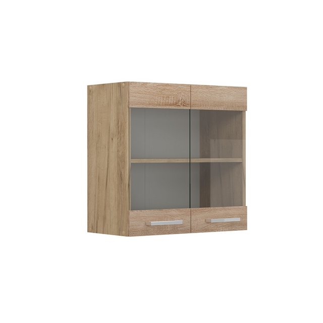 Vicco Glashängeschrank R-Line, Sonoma/Goldkraft Eiche, 60 cm günstig online kaufen