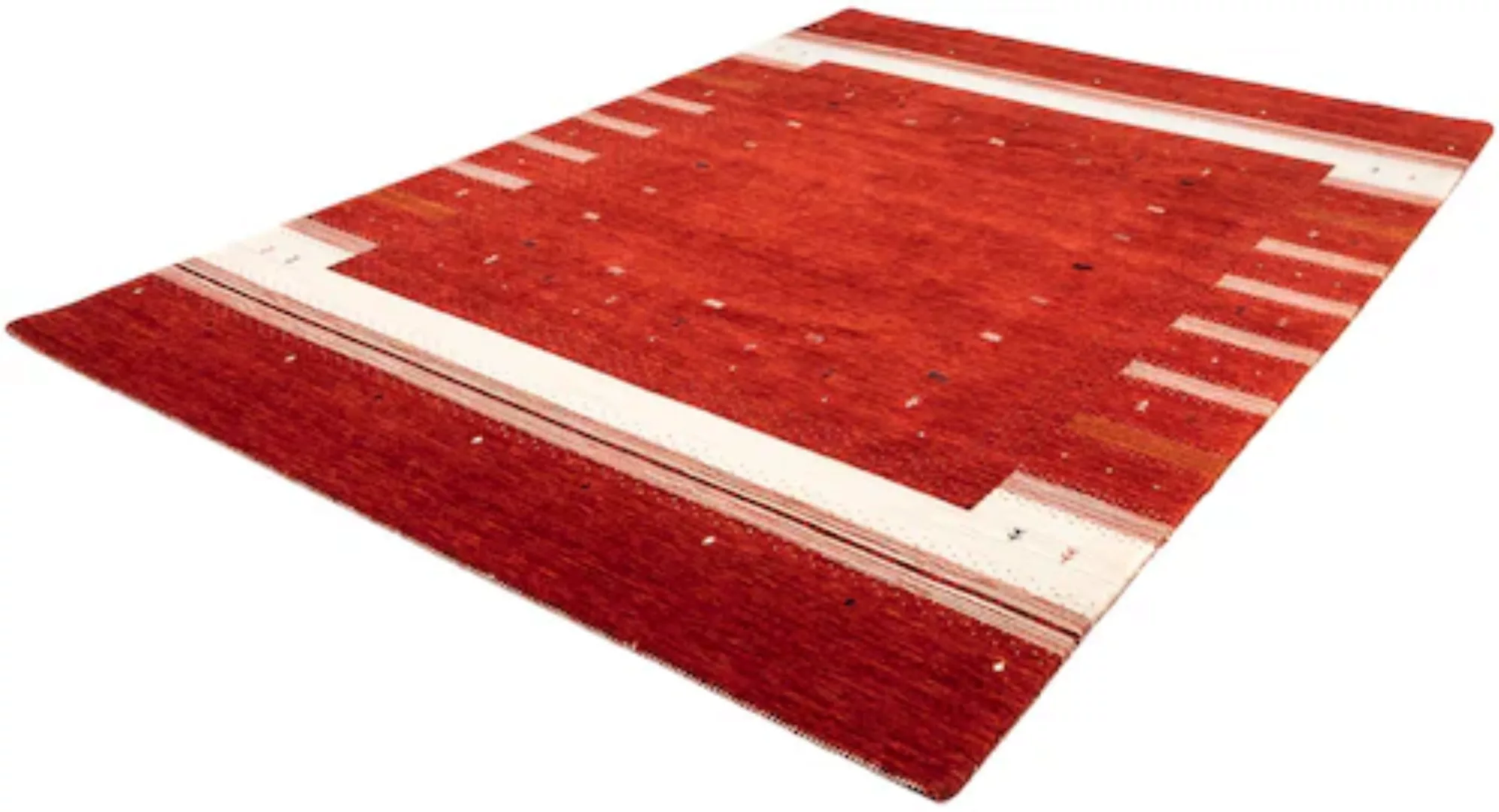 morgenland Wollteppich »Loribaft Minimal Rosso 304 x 206 cm«, rechteckig günstig online kaufen