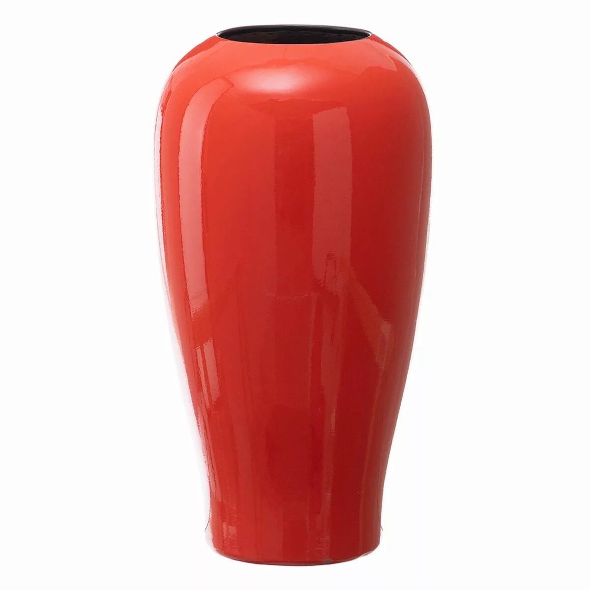 Vase 21,5 X 21,5 X 41 Cm Aus Keramik Orange günstig online kaufen