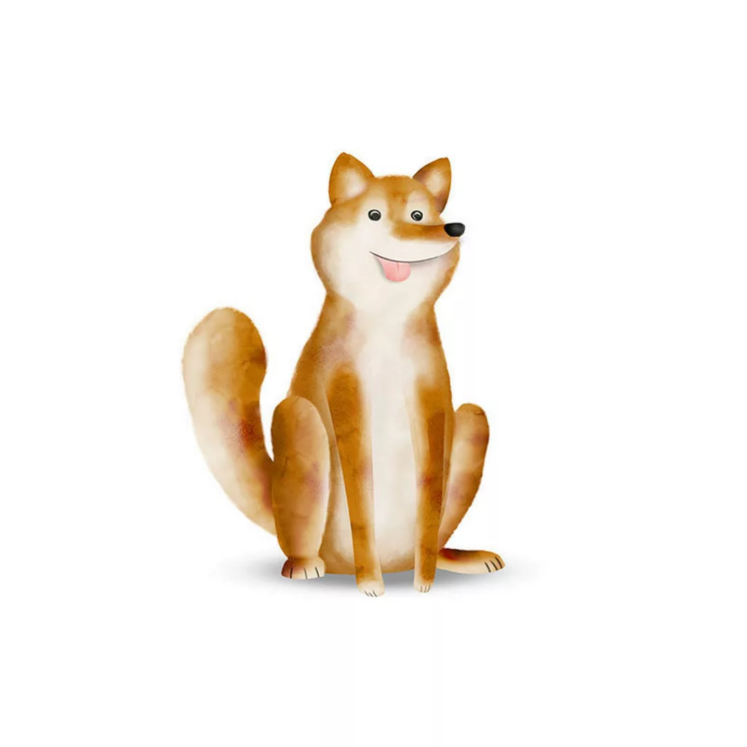 Komar Wandbild Cute Animal Dog Hund B/L: ca. 40x50 cm günstig online kaufen