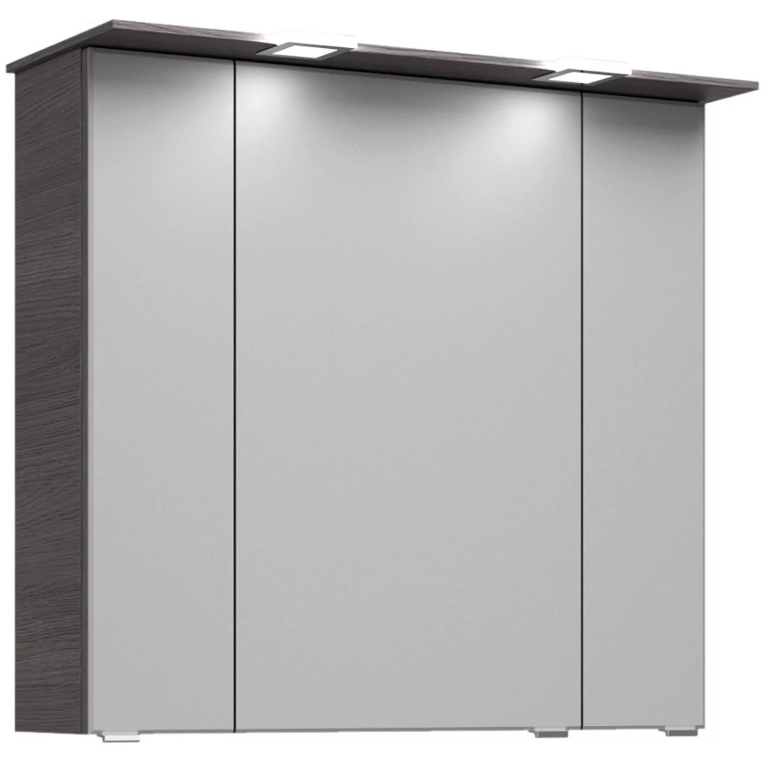 Pelipal Spiegelschrank Trentino Graphit 75 cm mit Softclose Türen günstig online kaufen