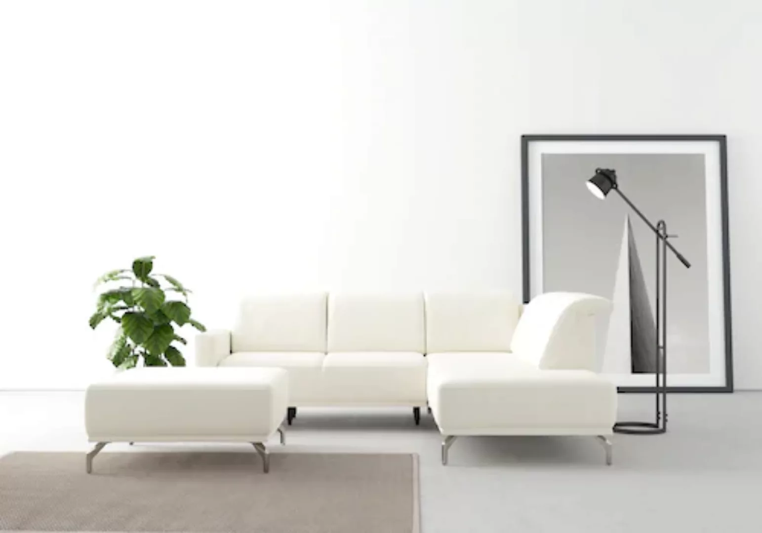 sit&more Ecksofa »Bailando L-Form«, wahlweise mit Kopfteilverstellung und V günstig online kaufen