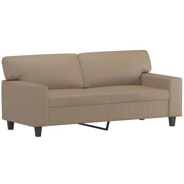 vidaXL Sofa, 2-Sitzer-Sofa Cappuccino-Braun 140 cm Kunstleder günstig online kaufen