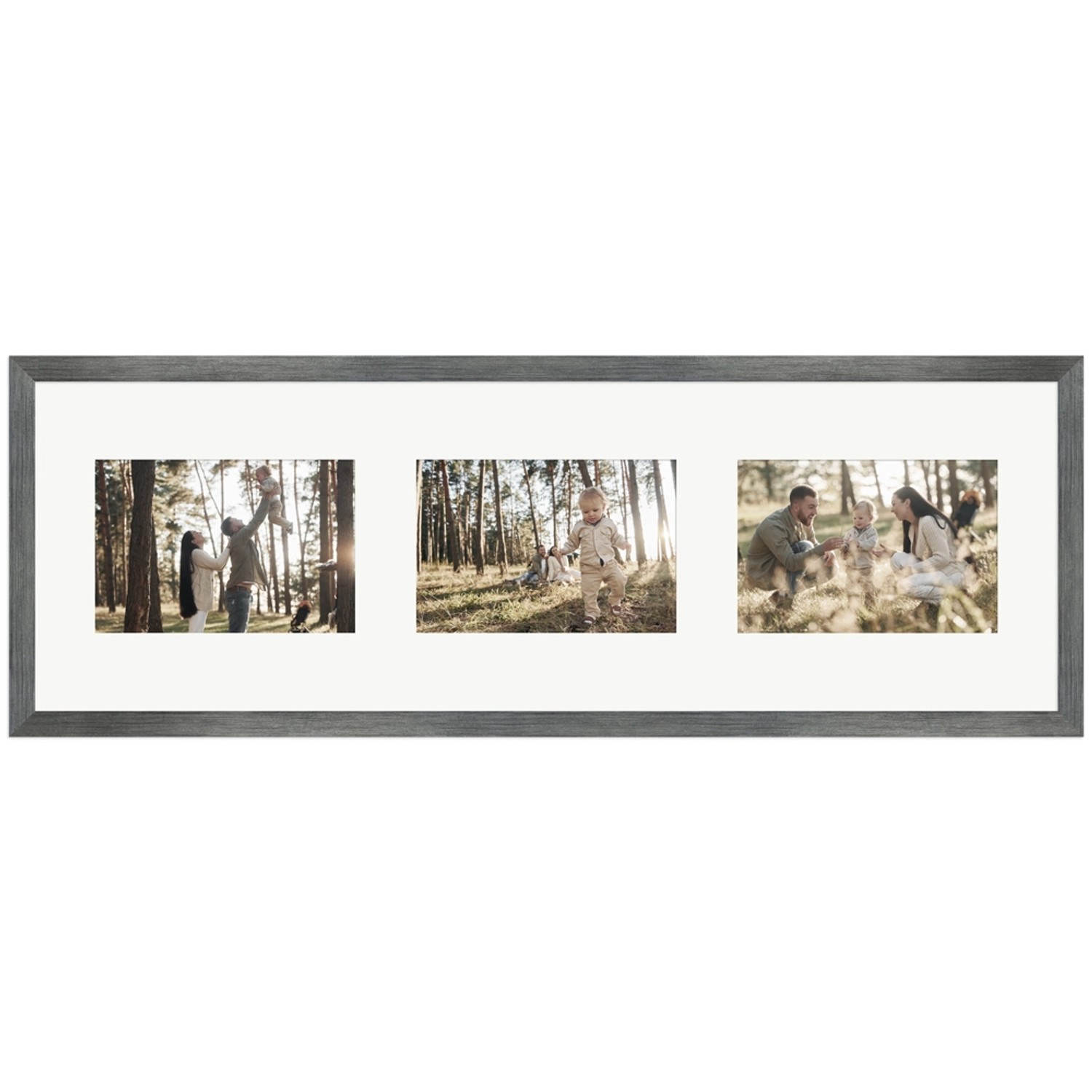 WANDStyle Galerierahmen G950 in Metall 20 x 60 cm für 3 Bilder im Format 10 günstig online kaufen