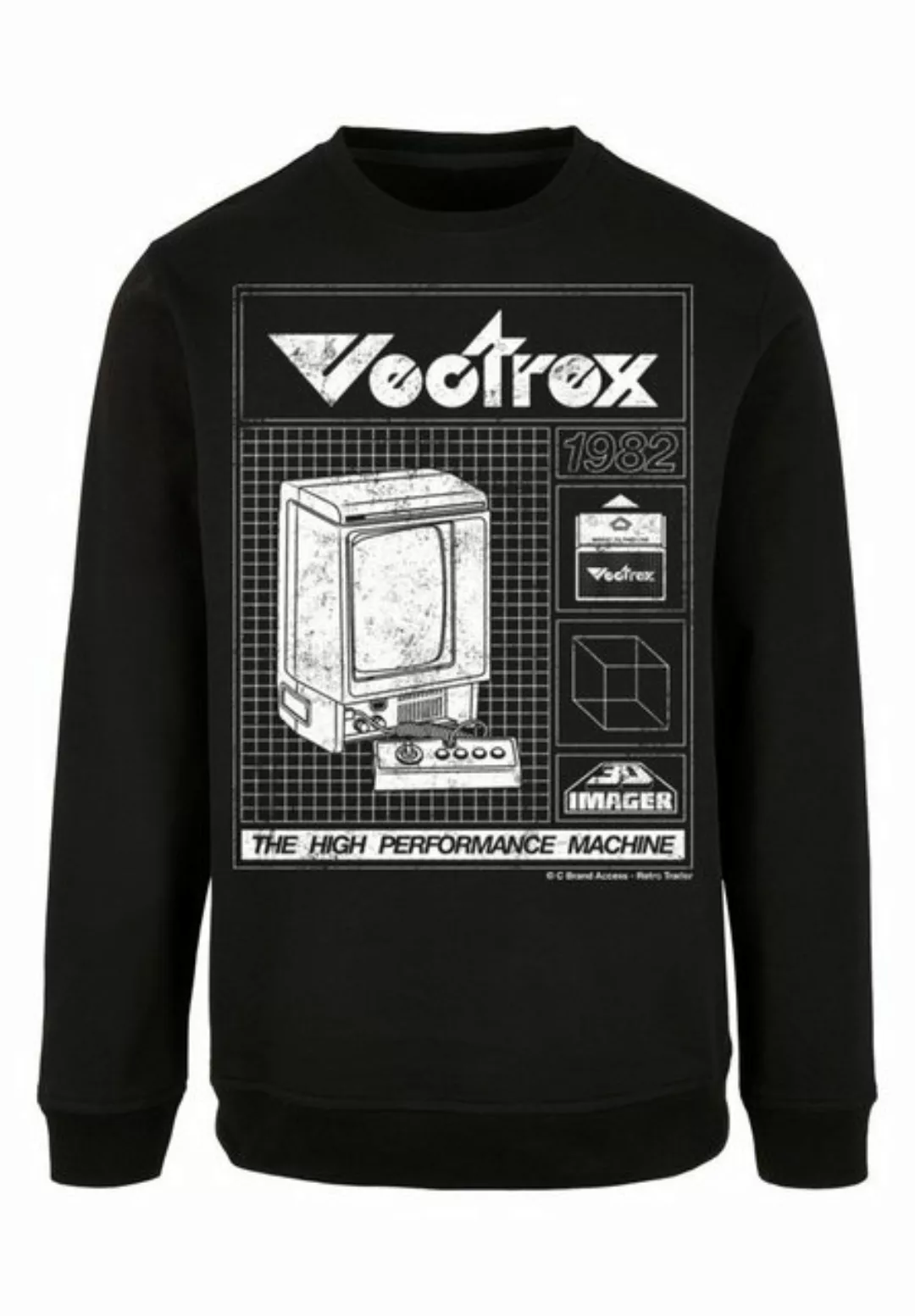 F4NT4STIC Kapuzenpullover "Retro Gaming Vectrex 1982", Print günstig online kaufen