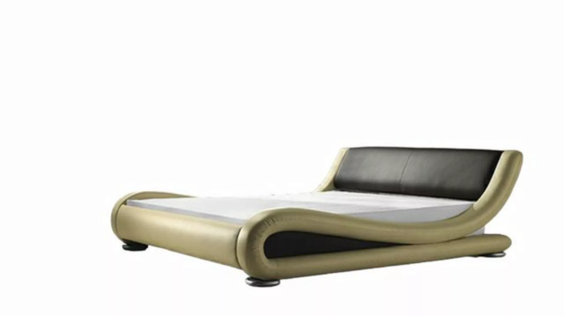 JVmoebel Bett Designer Ehebett Doppelbett Bett Schlafzimmer Lederbett Sofor günstig online kaufen