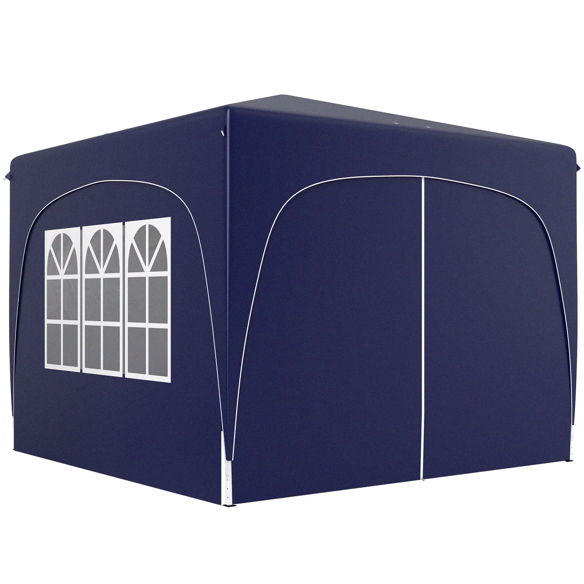 Outsunny Pavillon 3x3m, wasserabweisend Stabil Winterfest Pop-up Faltpavill günstig online kaufen