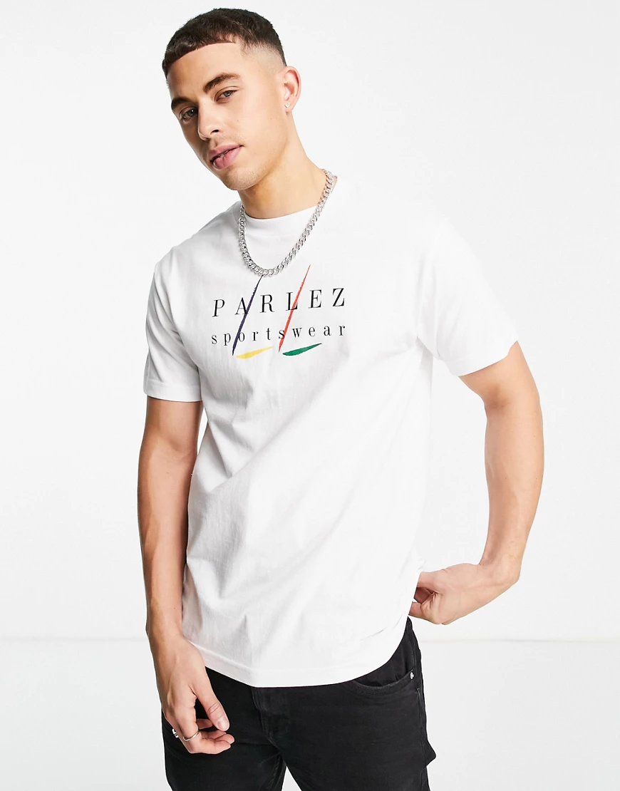 Parlez – Cape – T-Shirt in Weiß günstig online kaufen