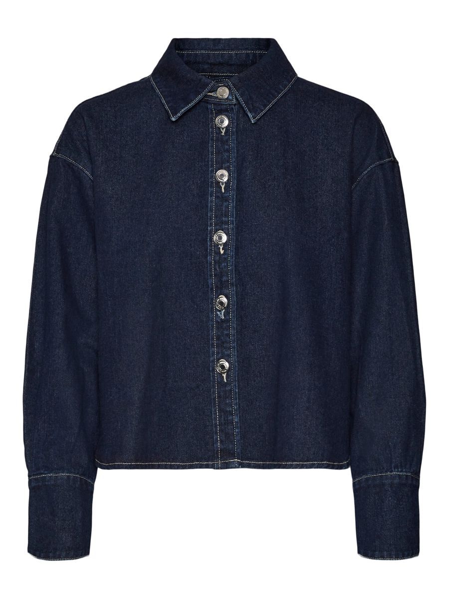 VERO MODA Jeans Hemd Damen Blau günstig online kaufen