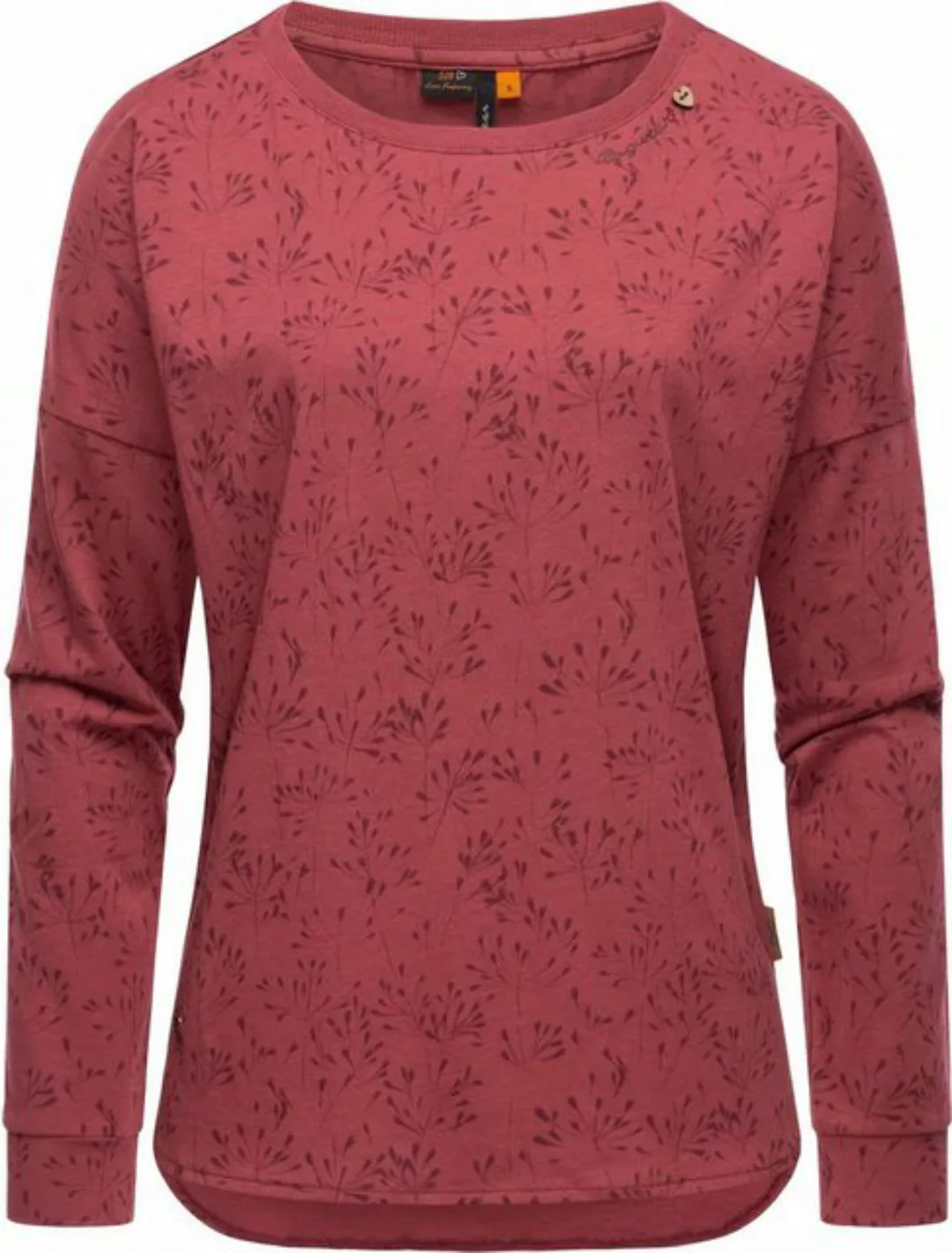 Ragwear Langarmshirt "Shimona Long Flowery", nachhaltigeres Damen Sweatshir günstig online kaufen
