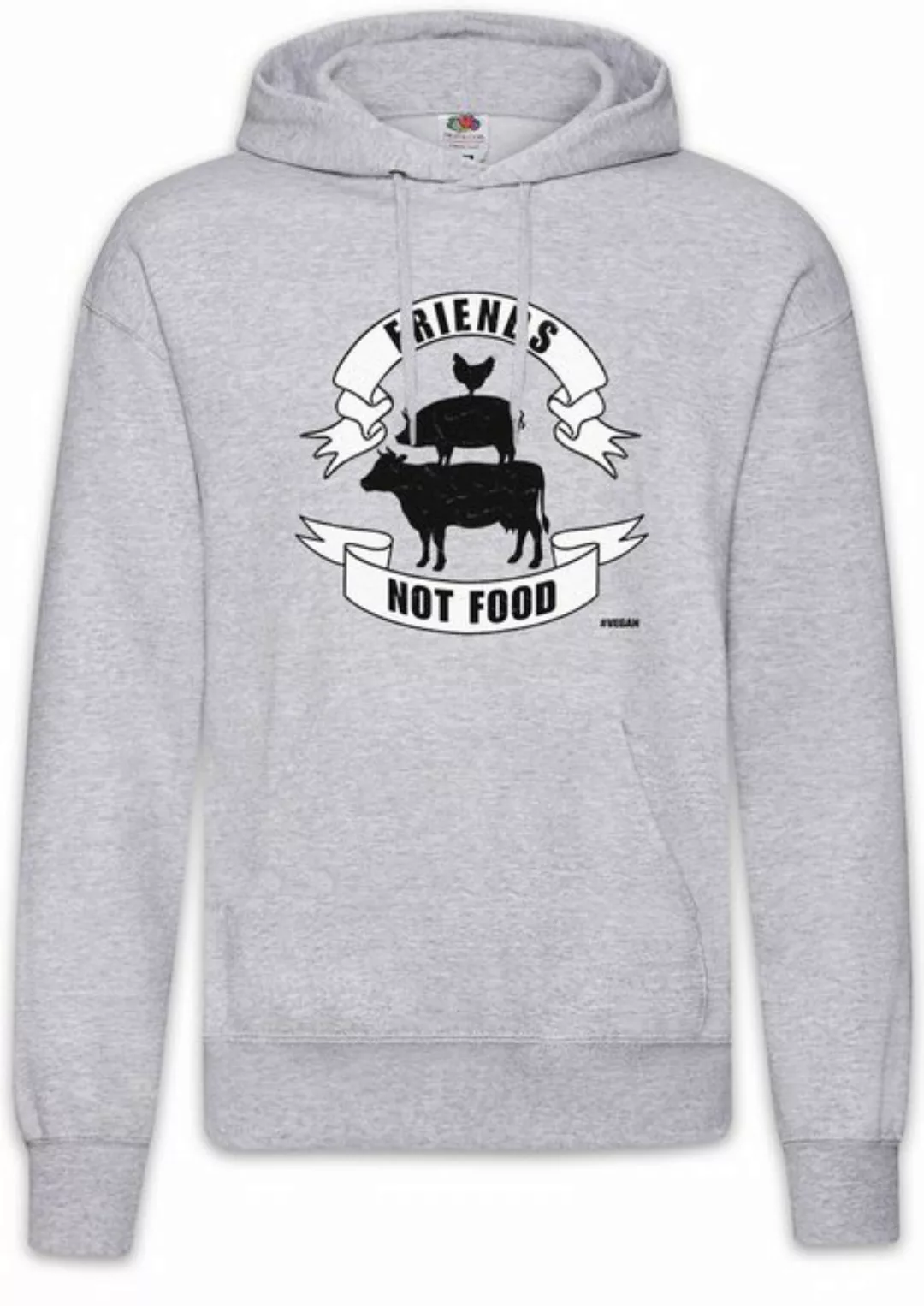 Urban Backwoods Hoodie Friends Not Food Animals Herren Hoodie Veganer Spezi günstig online kaufen