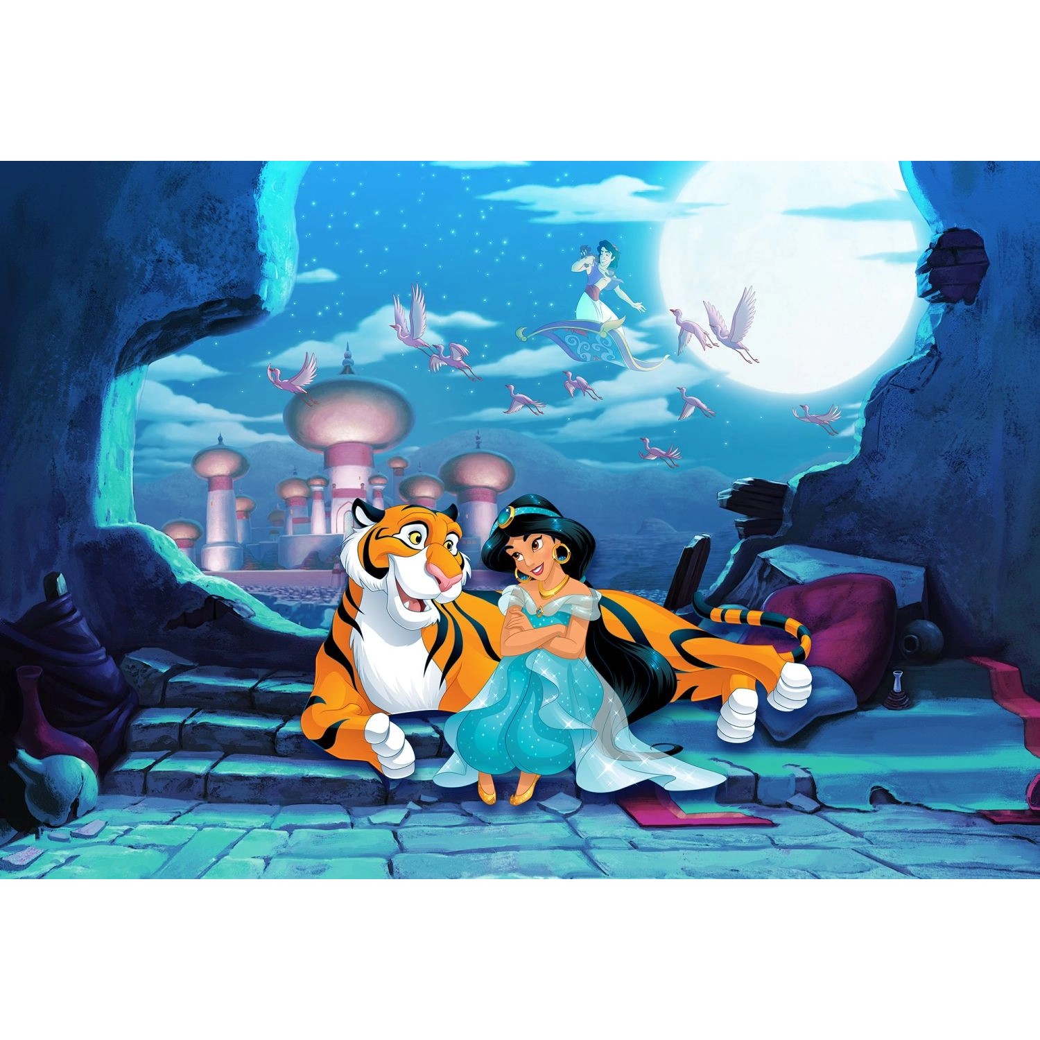 Disney Fototapete Aladdin Blau 368 x 254 cm 610964 günstig online kaufen