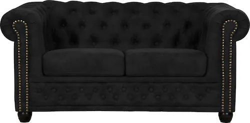 Home affaire Chesterfield-Sofa "Rysum", Chesterfield-Optik, in 2 Bezugsqual günstig online kaufen