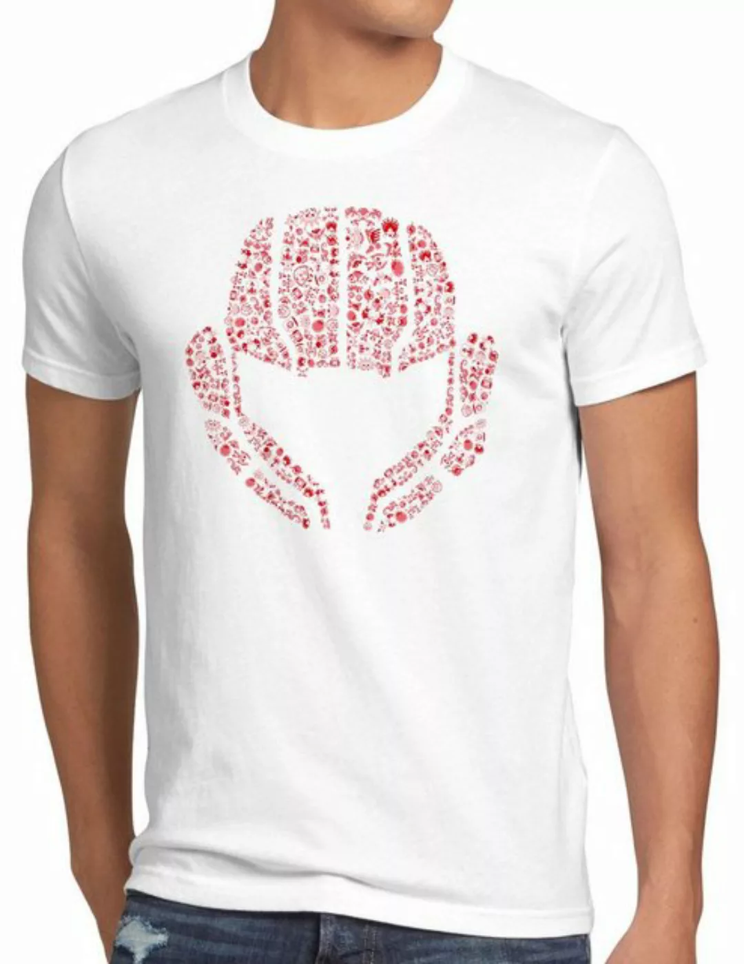 style3 Print-Shirt Herren T-Shirt Samus Aran Gamer metroid hunter prime nes günstig online kaufen