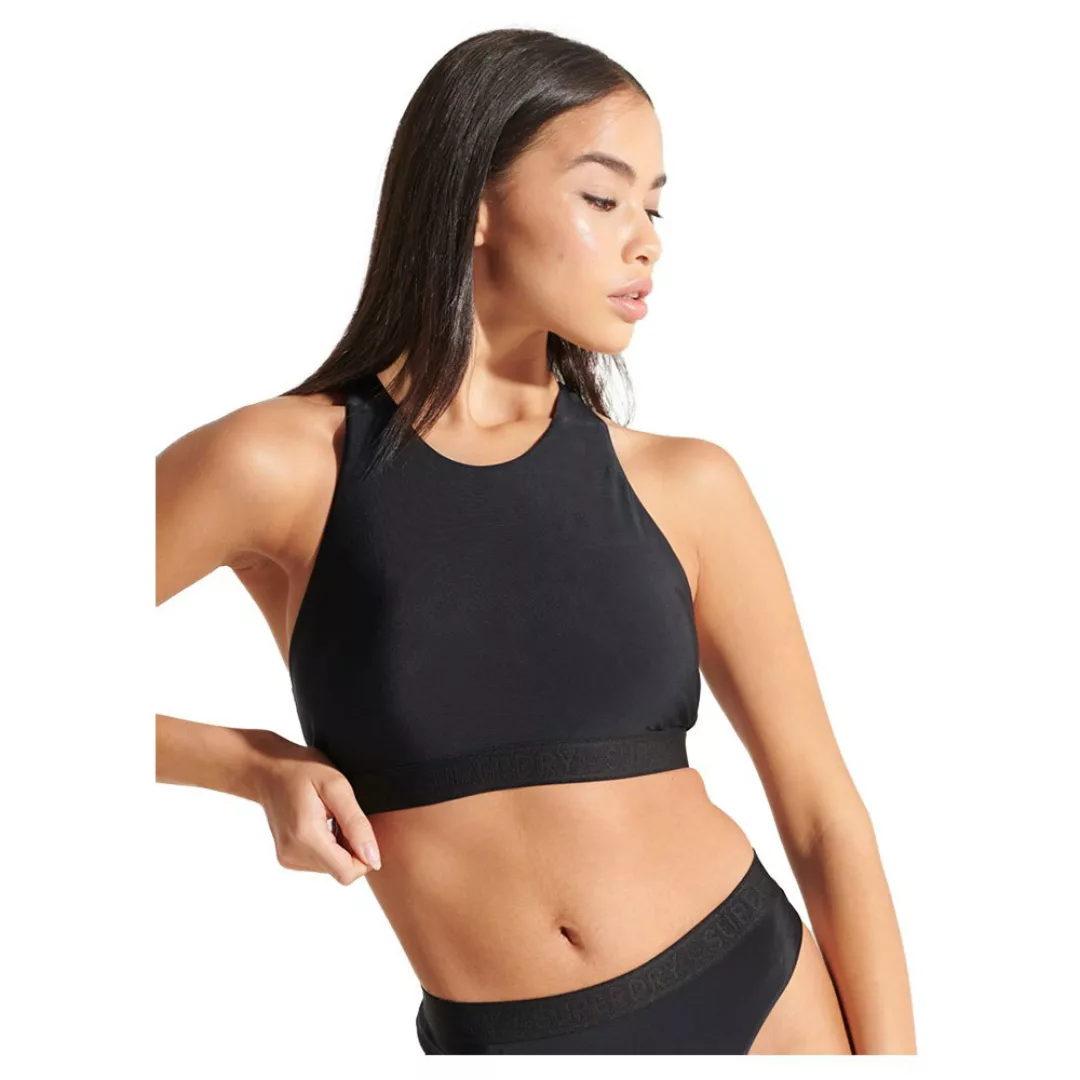 Superdry Volley Crop Bikini Oberteil XS Black günstig online kaufen