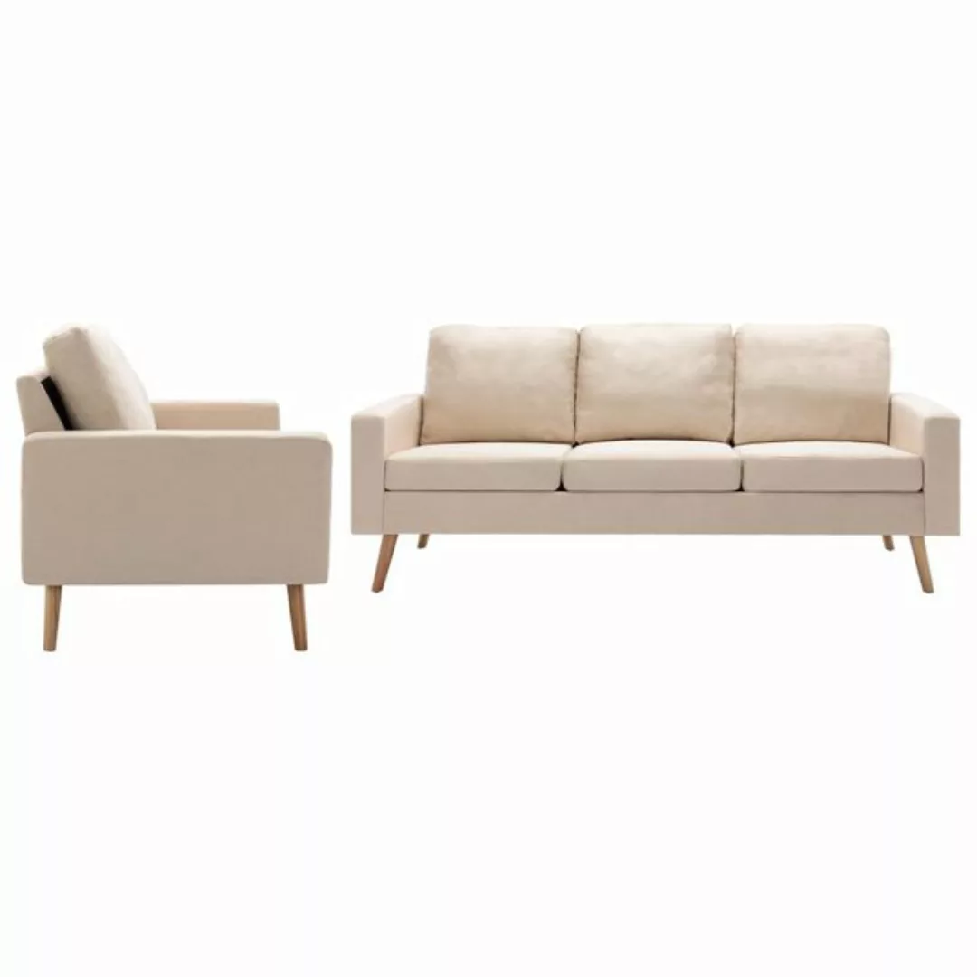 vidaXL Sofa Sofa Sofagarnitur Stoff verschiedene Farben, 2 Sitzer + 3 Sitze günstig online kaufen