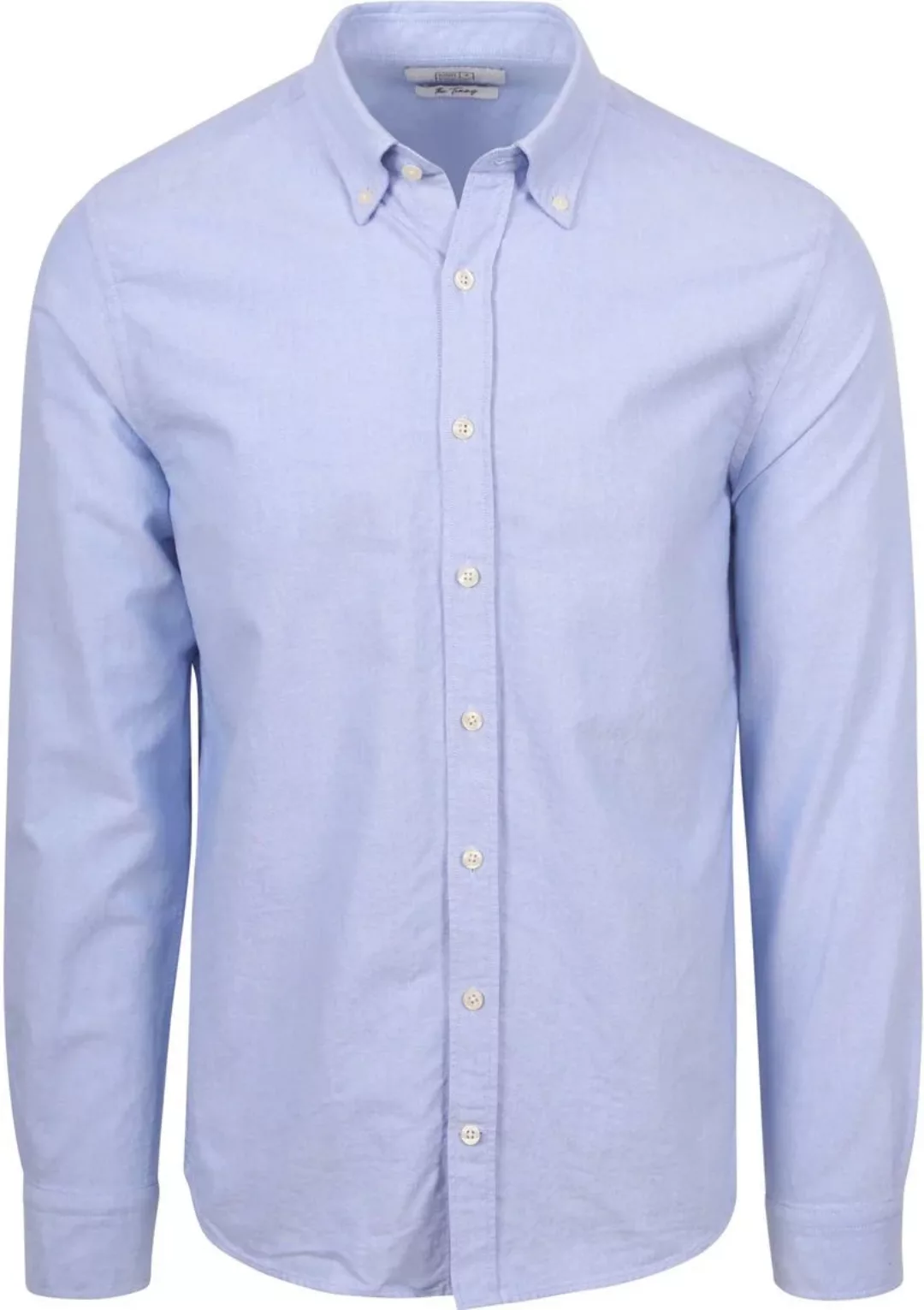 King Essentials The Tommy Oxford Hemd  Hellblau - Größe S günstig online kaufen