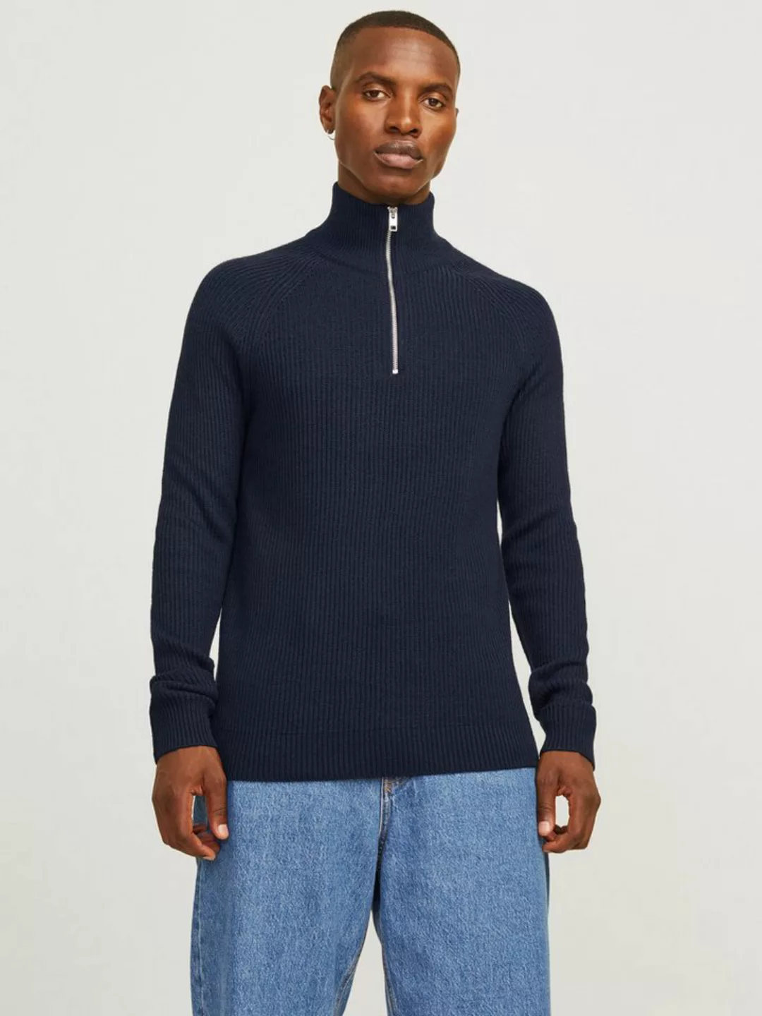 Jack & Jones Troyer JJPANNEL KNIT HALF ZIP AW24 günstig online kaufen