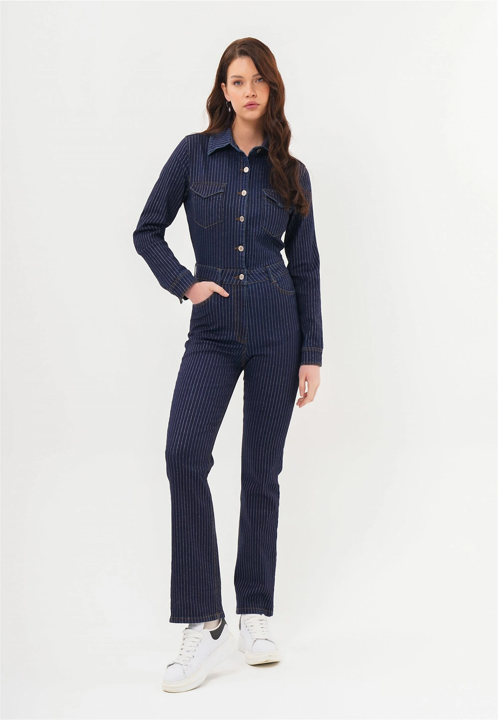 freshlions Jumpsuit "Danika", (1 tlg.), im angesagten Jeans-Stil günstig online kaufen