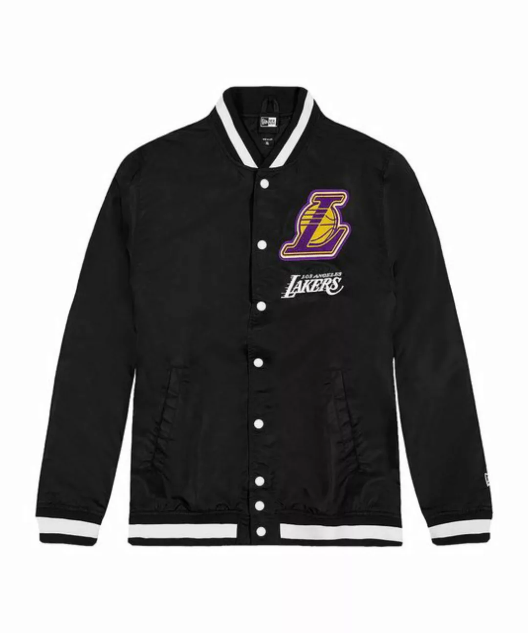 New Era Sweatjacke LA Lakers Logo Varsity Jacke Nylon günstig online kaufen