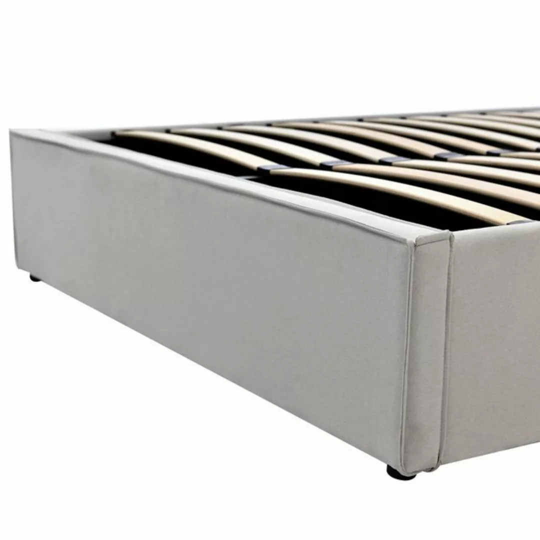 BlingBin Einzelbett Hydraulisch Polsterbett (mit Lattenrost aus Metallrahme günstig online kaufen