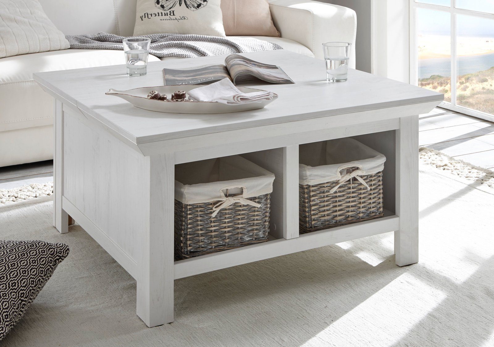 Furn.Design Couchtisch Hooge (Wohnzimmertisch in Pinie günstig online kaufen