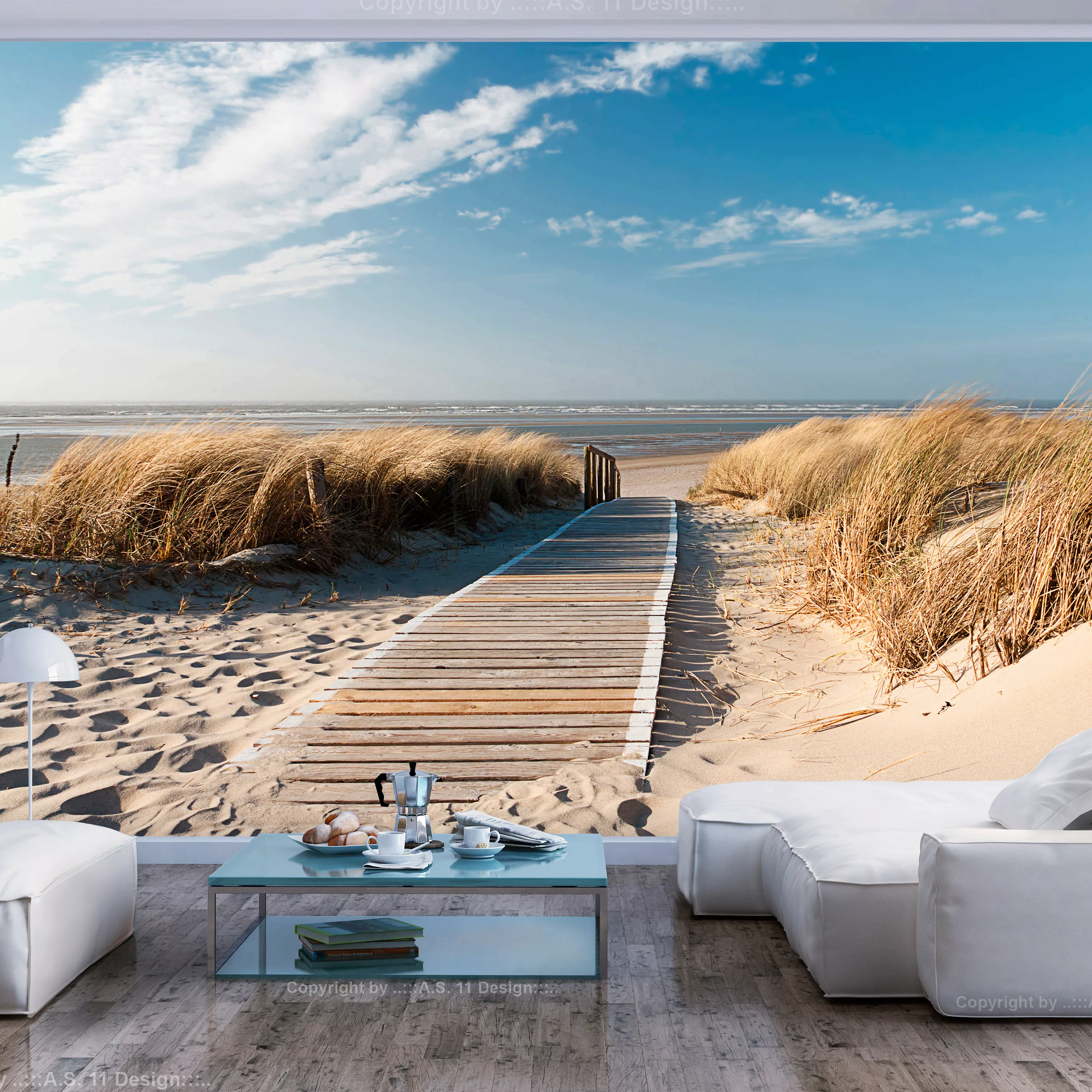Fototapete - Langeoog - Strand An Der Nordsee günstig online kaufen