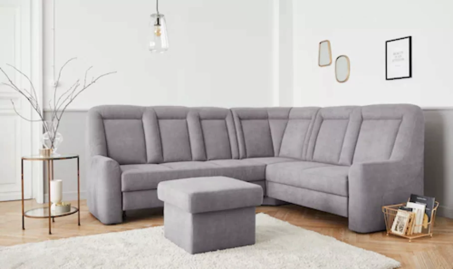 sit&more Ecksofa »Melissa L-Form«, klassisches Polsterprogramm, wahlweise B günstig online kaufen