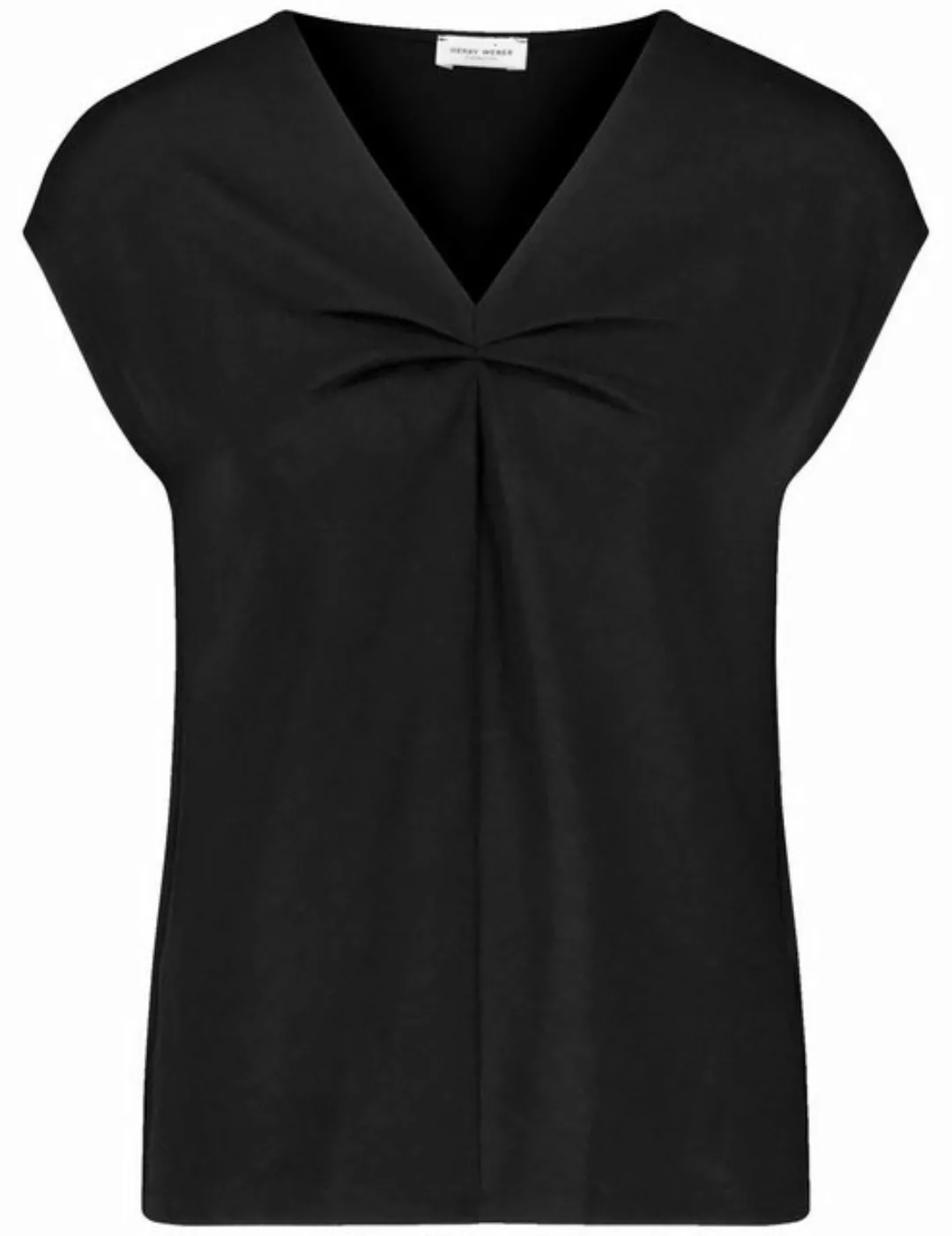 GERRY WEBER Kurzarmshirt Kurzarmshirt mit Faltendetail günstig online kaufen