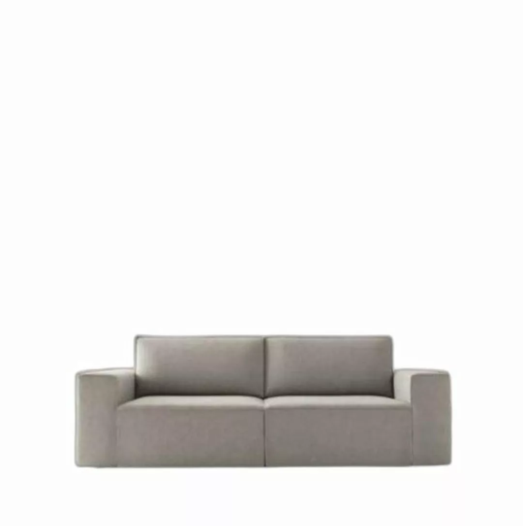 Xlmoebel 3-Sitzer Sofa mit Bettfunktion Stoff Textil Holz Material Grau Woh günstig online kaufen