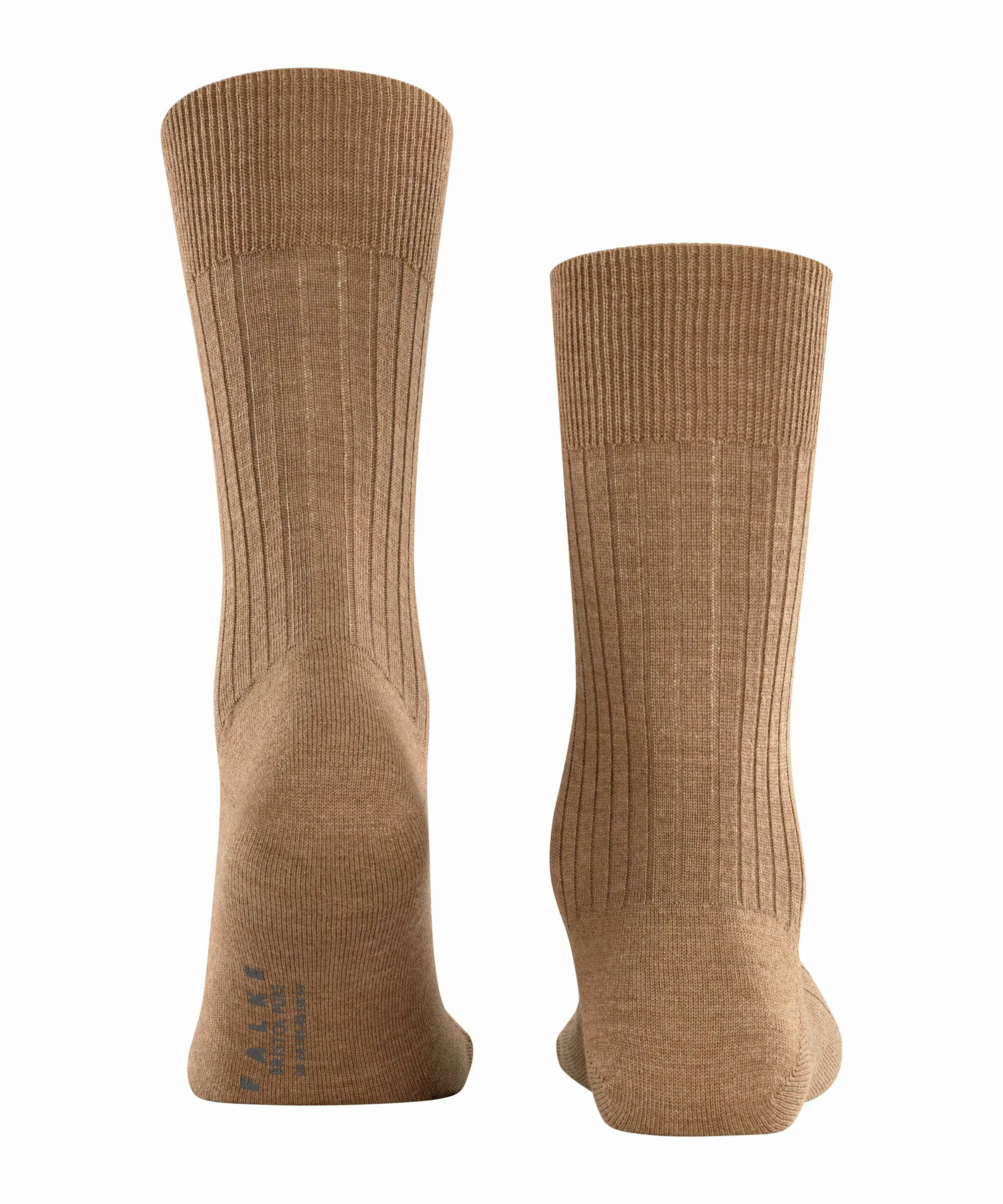 FALKE Bristol Pure Herren Socken, 39-40, Braun, Uni, Schurwolle, 14415-5410 günstig online kaufen