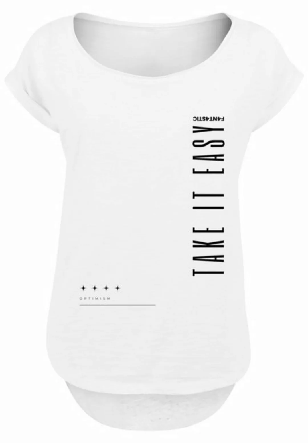 F4NT4STIC T-Shirt Take It Easy LONG TEE Print günstig online kaufen