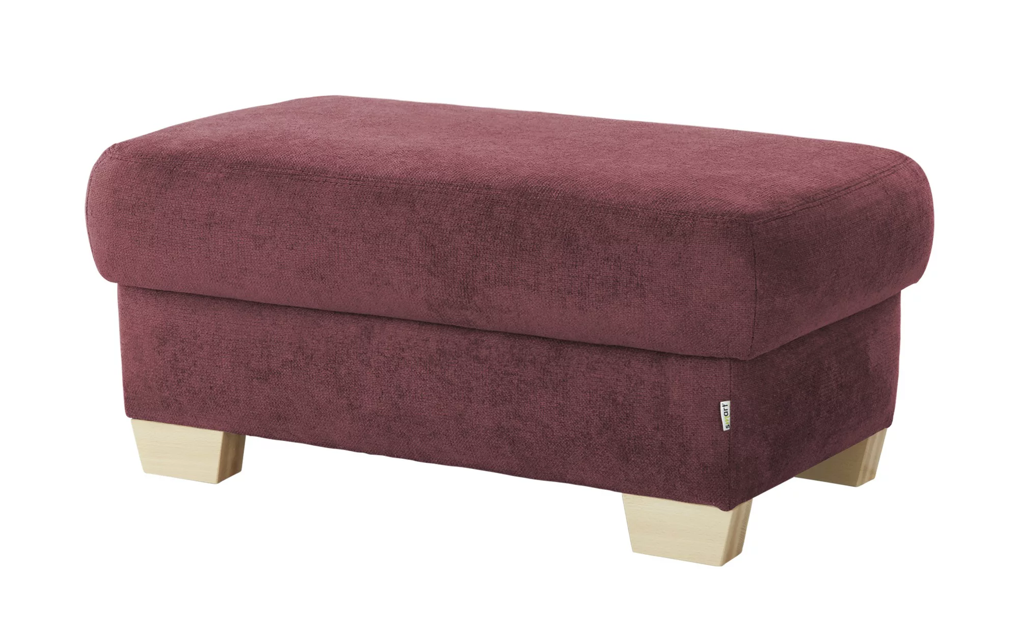 smart Hocker  Valencia - rot - 100 cm - 45 cm - 60 cm - Polstermöbel > Hock günstig online kaufen