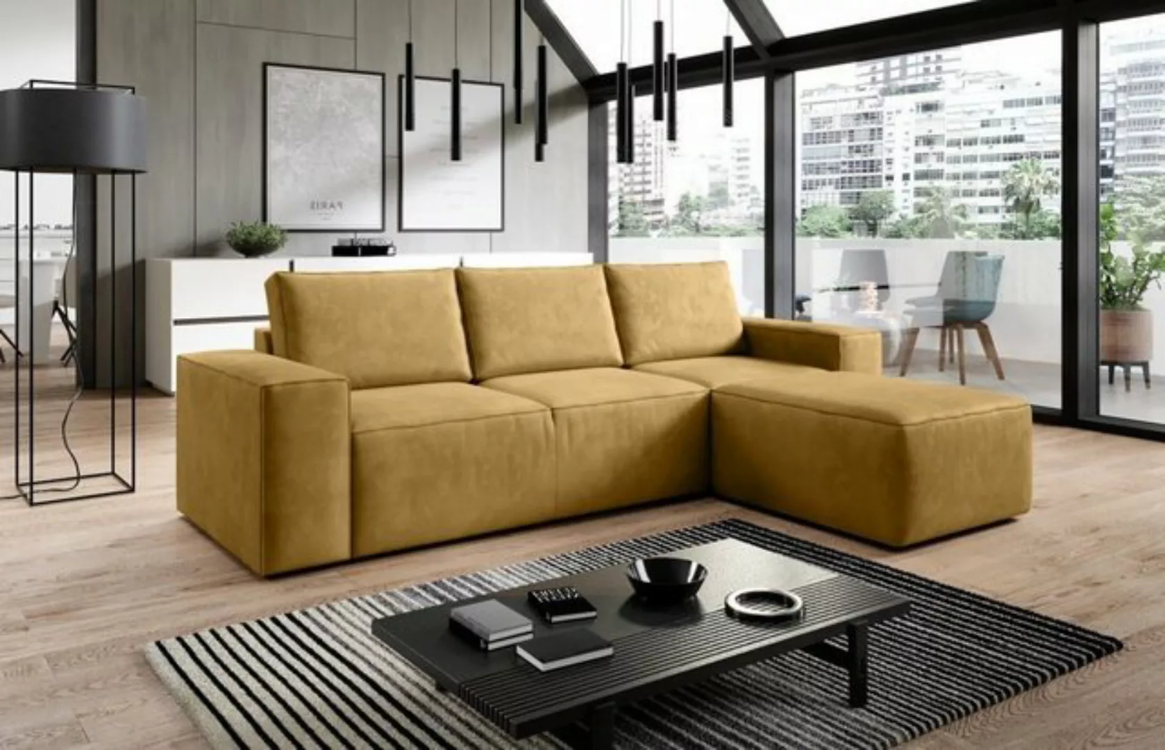 Luxusbetten24 Schlafsofa Designer Sofa Solaris, mit Schlaffunktion und Stau günstig online kaufen