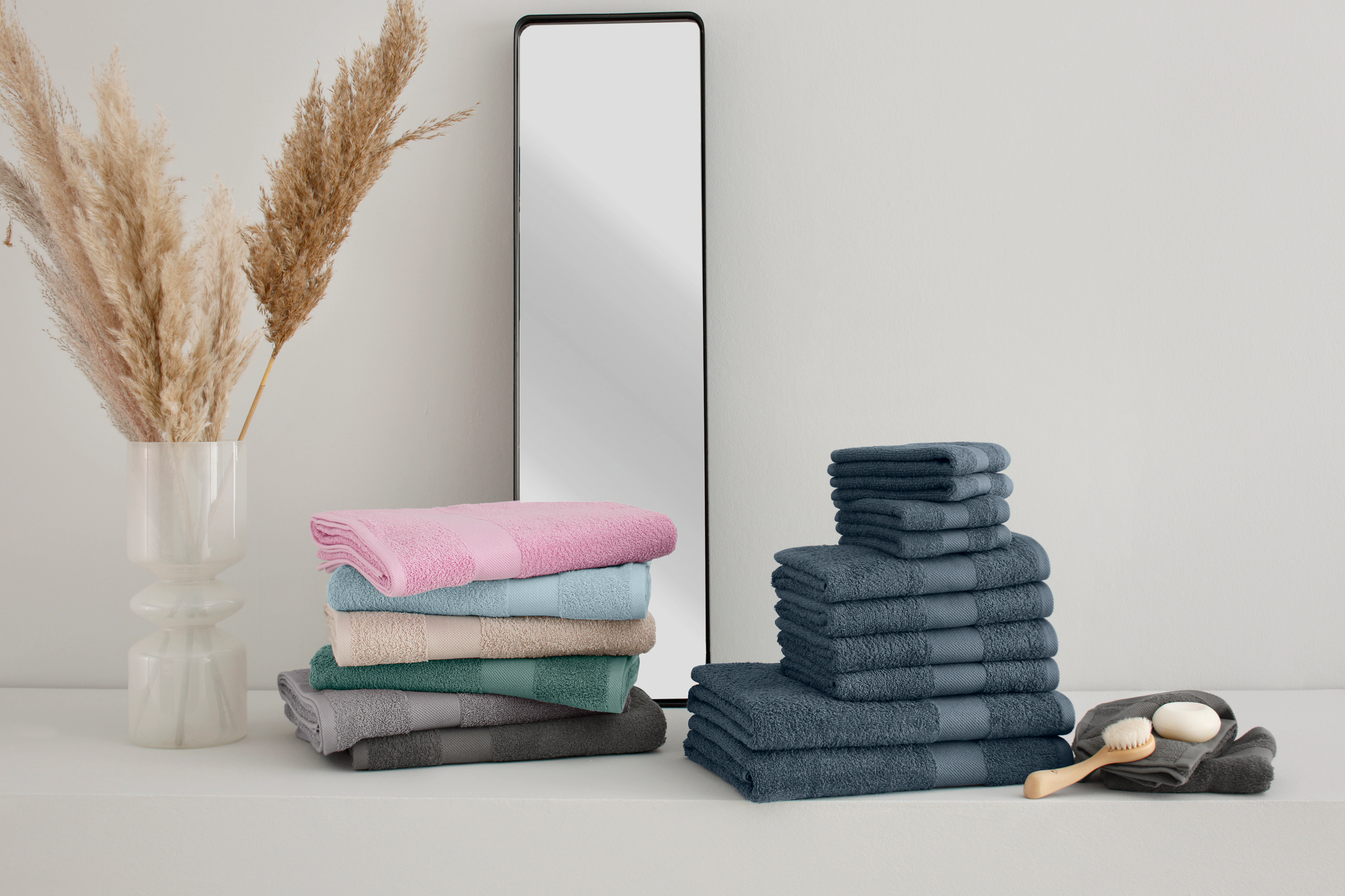 my home Handtuch Set Melli, 2 günstig online kaufen