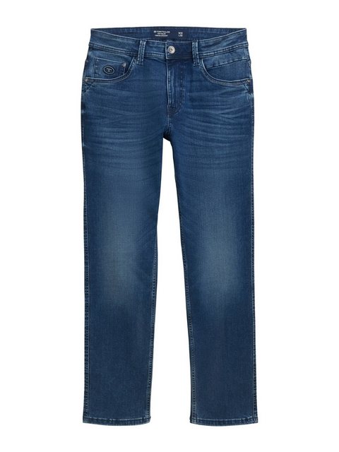 Tom Tailor Herren Jeans MARVIN STRAIGHT - Straight Fit - Blau - Used Dark S günstig online kaufen